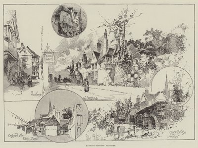 Rambling Sketches, Salisbury by Herbert Railton